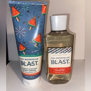 Pink Watermelon Blast Body Care Duo Bath and Body Works